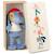 Peluche câline jules (27 cm) Bleu, blanc, rouge 1 - vertbaudet enfant 