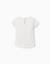 T-shirt en coton avec imprimé be curious Blanc+Rose 2 - vertbaudet enfant 