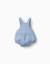 Combinaison en sergé de coton Bleu clair 2 - vertbaudet enfant 