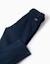 Pantalon chino slim en sergé avec ceinture Beige clair+Bleu foncé 8 - vertbaudet enfant 