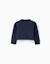 Cardigan en maille court avec nœuds Bleu 2 - vertbaudet enfant 