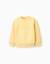 Sweat en coton avec imprimé always inspired Bleu clair+Jaune clair 4 - vertbaudet enfant 