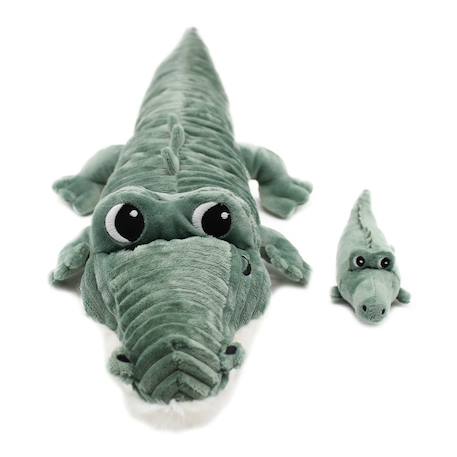Peluche crocodile maman et son bébé Vert 2 - vertbaudet enfant 