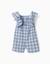 Combinaison en coton à motif à carreaux b&s Bleu foncé 3 - vertbaudet enfant 