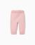 Pantalon en maille avec taille élastique Rose clair 1 - vertbaudet enfant 