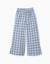 Pantalon large en coton à carreaux b&s Bleu foncé 1 - vertbaudet enfant 
