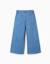 Pantalon en jean à jambes larges Bleu+Bleu clair 6 - vertbaudet enfant 
