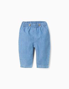Bébé-Pantalon, jean-Jean en coton avec taille élastique