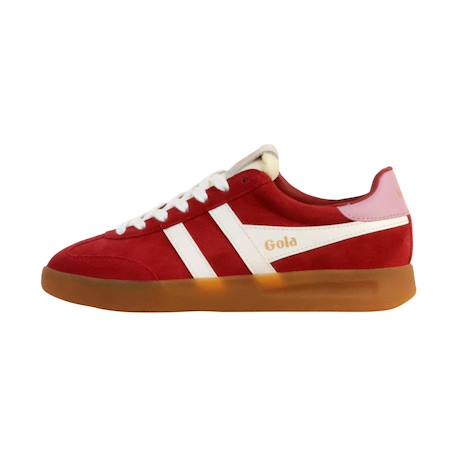Baskets basses  à lacets Bone blanc cassé noir+Deep red off white candy gum 8 - vertbaudet enfant 