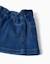Jupe en jean avec taille paperbag et poches Bleu 3 - vertbaudet enfant 