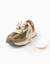 Baskets bi-matière à lacets superlight runner Vert foncé 4 - vertbaudet enfant 
