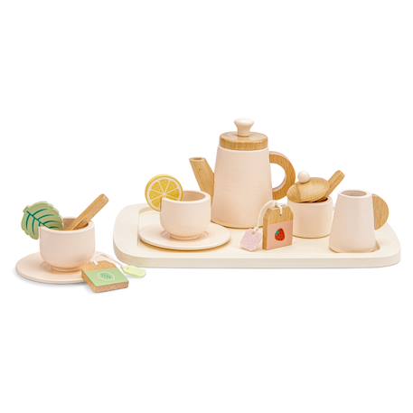 Service à thé avec plateau Blanc 4 - vertbaudet enfant 