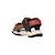 Sandales en cuir  à scratch Marron clair   rust+Navy orange 4 - vertbaudet enfant 