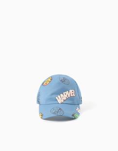 -Casquette en coton sergé avec imprimés marvel