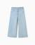 Jean à jambe large en coton Bleu clair 1 - vertbaudet enfant 