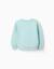Sweat en coton avec imprimé always inspired Bleu clair+Jaune clair 2 - vertbaudet enfant 