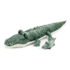 Jouet-Peluche crocodile maman et son bébé