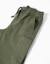Pantalon en sergé à coupe droite avec poches cargo Vert foncé 3 - vertbaudet enfant 