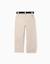 Pantalon chino slim en sergé avec ceinture Beige clair+Bleu foncé 2 - vertbaudet enfant 