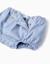 Body-polo + short en sergé Bleu clair 4 - vertbaudet enfant 