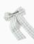 Barrette à cheveux avec nœud vichy b&s Vert clair 2 - vertbaudet enfant 