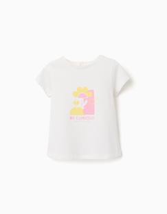 -T-shirt en coton avec imprimé be curious