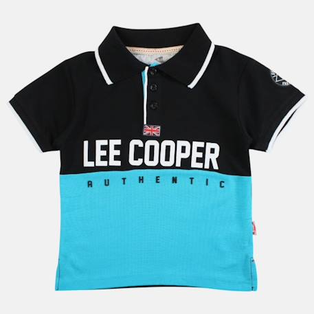 Polo manches courtes garçon imprimé Beige+Marine+Noir+Vert 13 - vertbaudet enfant 