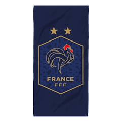 Linge de maison et décoration-Linge de bain-Serviette de bain et de plage imprimée 100% coton, fff triomphe