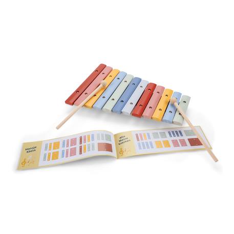 Xylophone en bois 12 tons Beige 2 - vertbaudet enfant 