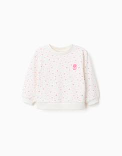 -Sweat en coton à motif floral