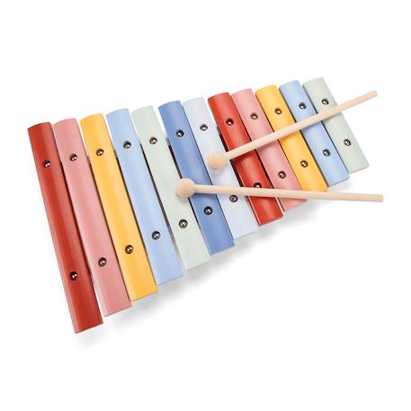 Xylophone en bois 12 tons Beige 4 - vertbaudet enfant 
