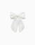 Barrette à nœud en broderie anglaise Beige clair 1 - vertbaudet enfant 