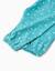 Combinaison en coton à motif floral Bleu 3 - vertbaudet enfant 