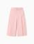Pantalon large en popeline à plis Rose clair 1 - vertbaudet enfant 