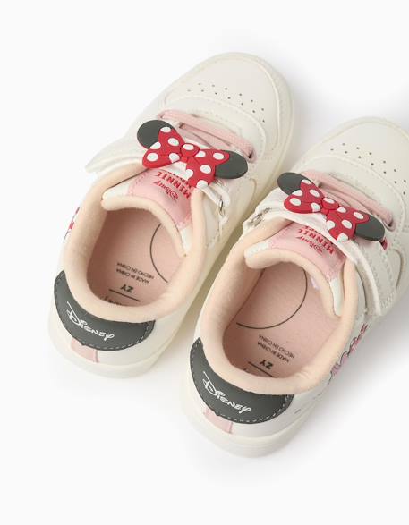 Baskets avec imprimé minnie et daisy Blanc 3 - vertbaudet enfant 
