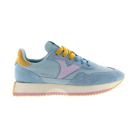 Baskets basses  à lacets Amarillo citron+Azul+Beige+Blanco+Lila+Multicolore+Noir+Rosa+Rose 6 - vertbaudet enfant 