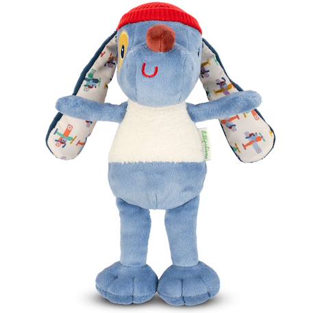 Peluche câline jules (27 cm) Bleu, blanc, rouge 3 - vertbaudet enfant 