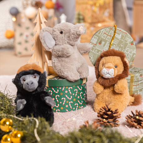 Peluche défis nature protect - gorille - 15 cm Collaboration Bioviva Gris 4 - vertbaudet enfant 
