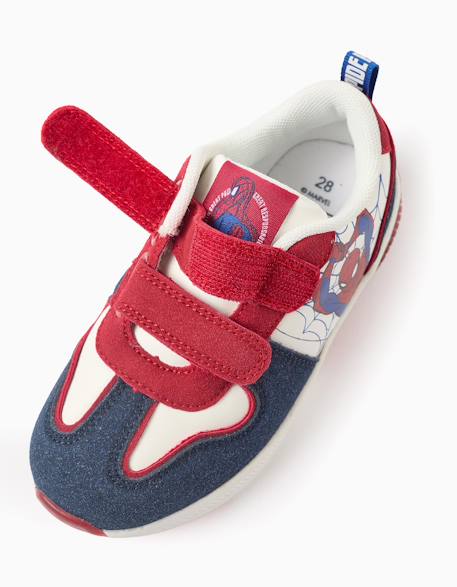 Baskets bi-matière lumineuses avec spider-man Bleu foncé 4 - vertbaudet enfant 
