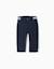 Pantalon chino slim en sergé avec bande rayée Bleu 1 - vertbaudet enfant 