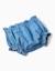 Robe en jean + bloomer à volants Bleu 4 - vertbaudet enfant 