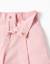Pantalon large en popeline à plis Rose clair 3 - vertbaudet enfant 