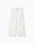 Pantalon large en sergé avec broderie anglaise Beige clair 1 - vertbaudet enfant 
