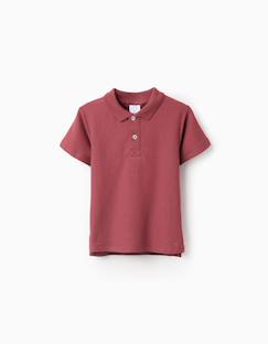 Garçon-T-shirt, polo, sous-pull-Polo côtelé en coton