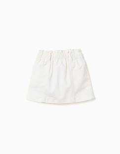 Jupe en sergé avec taille paperbag et poches  - vertbaudet enfant