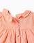 Blouse en coton + short en jean à volants Orange clair 3 - vertbaudet enfant 