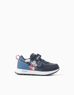 Chaussures-Baskets bi-matière avec imprimé mickey
