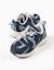 Baskets à lacets réglables superlight runner Bleu foncé 4 - vertbaudet enfant 