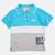 Polo manches courtes garçon imprimé Bleu+Marine+Noir+Rouge 3 - vertbaudet enfant 