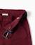 Pantalon chino slim en sergé avec ceinture Bleu+Rouge foncé 7 - vertbaudet enfant 